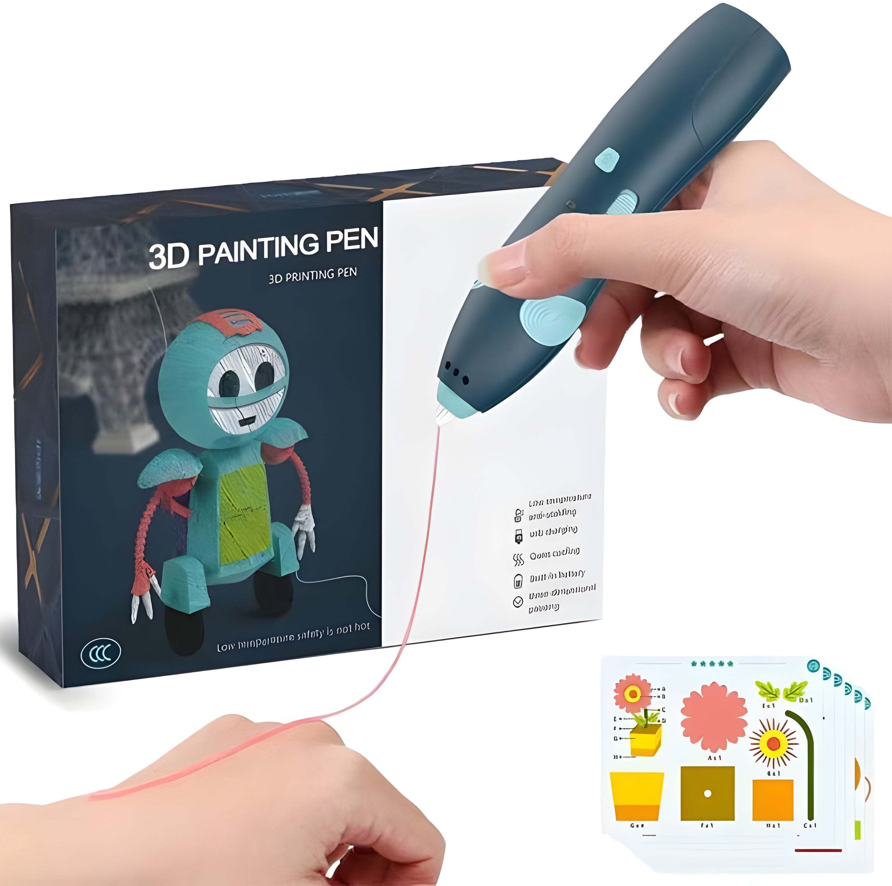 3D Printing Pen for Kids with Safe Filament
