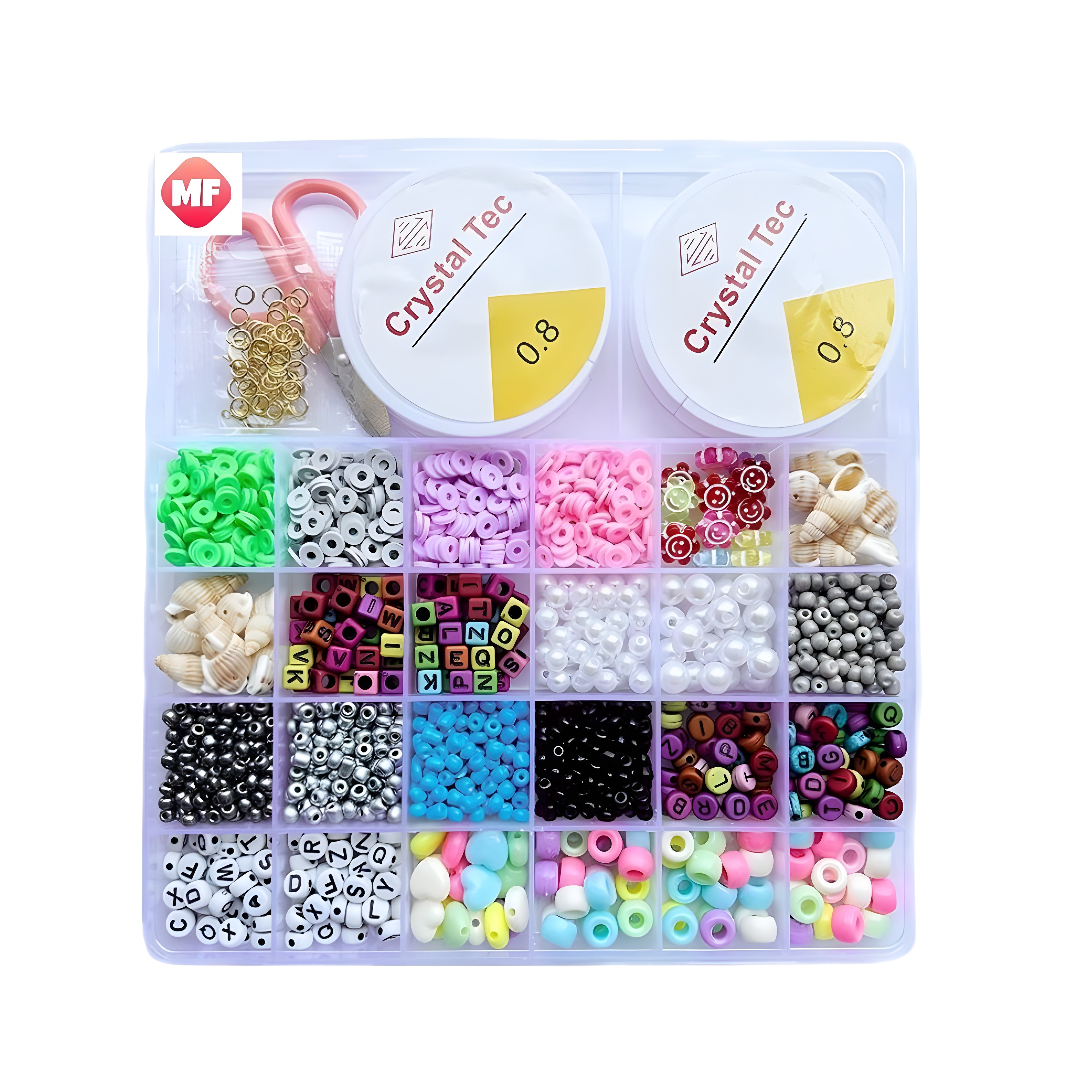 Beads Kit for Bracelets & Jewelry Making – DIY Craft Set for Kids