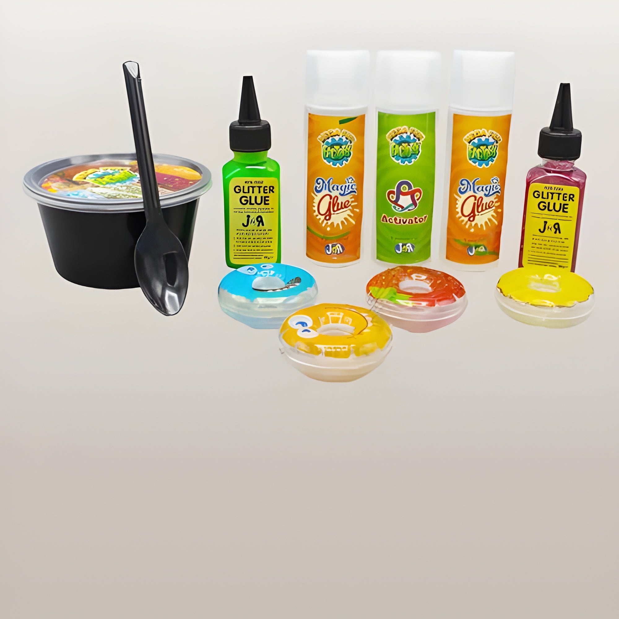 Ultimate Slime Kit with Spoon, Bowl, Magic & Glitter Glue – Complete DIY Slime Set for Kids